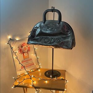 TOD'S Silver Leather Women's Bag